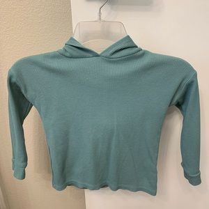 4/$15- Girls Waffle Hoodie Shirt- 4T
